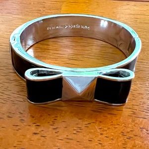 Kate Spade Bow Bracelet Black Good Condition